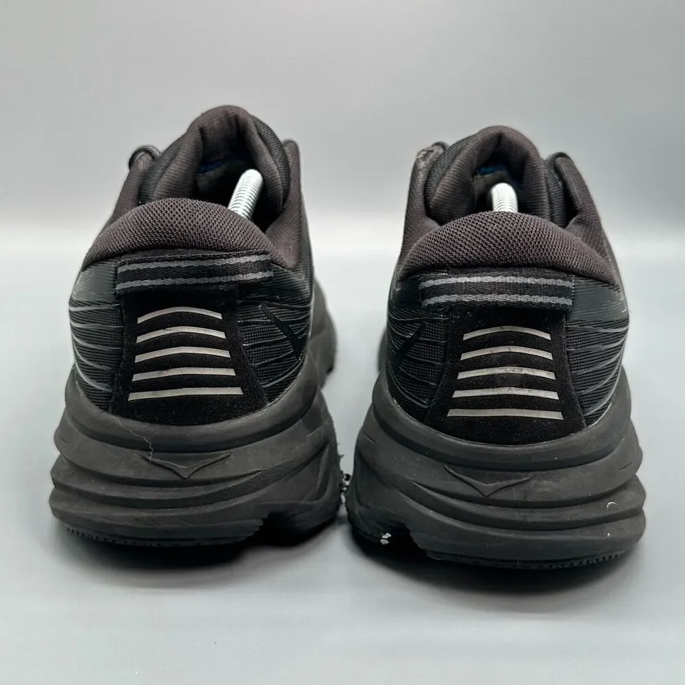 HOKA One One Bondi 7 Men's 11 Wide Black Athletic Sneakers Lace-Up Low Top Shoes_5